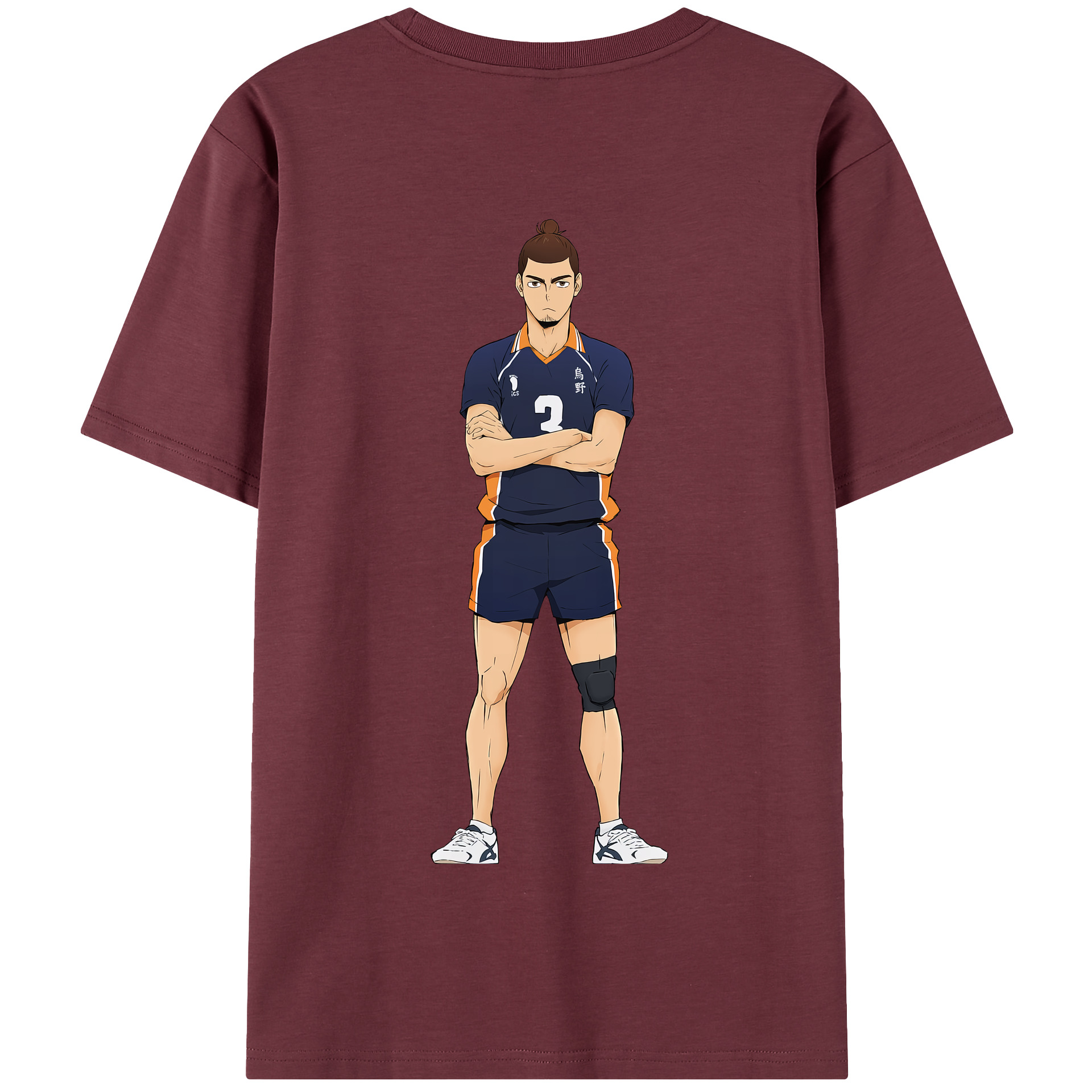 （画像用） ハイキュー!! Haikyu!! 綿100％半袖Tシャツ（背面プリント）